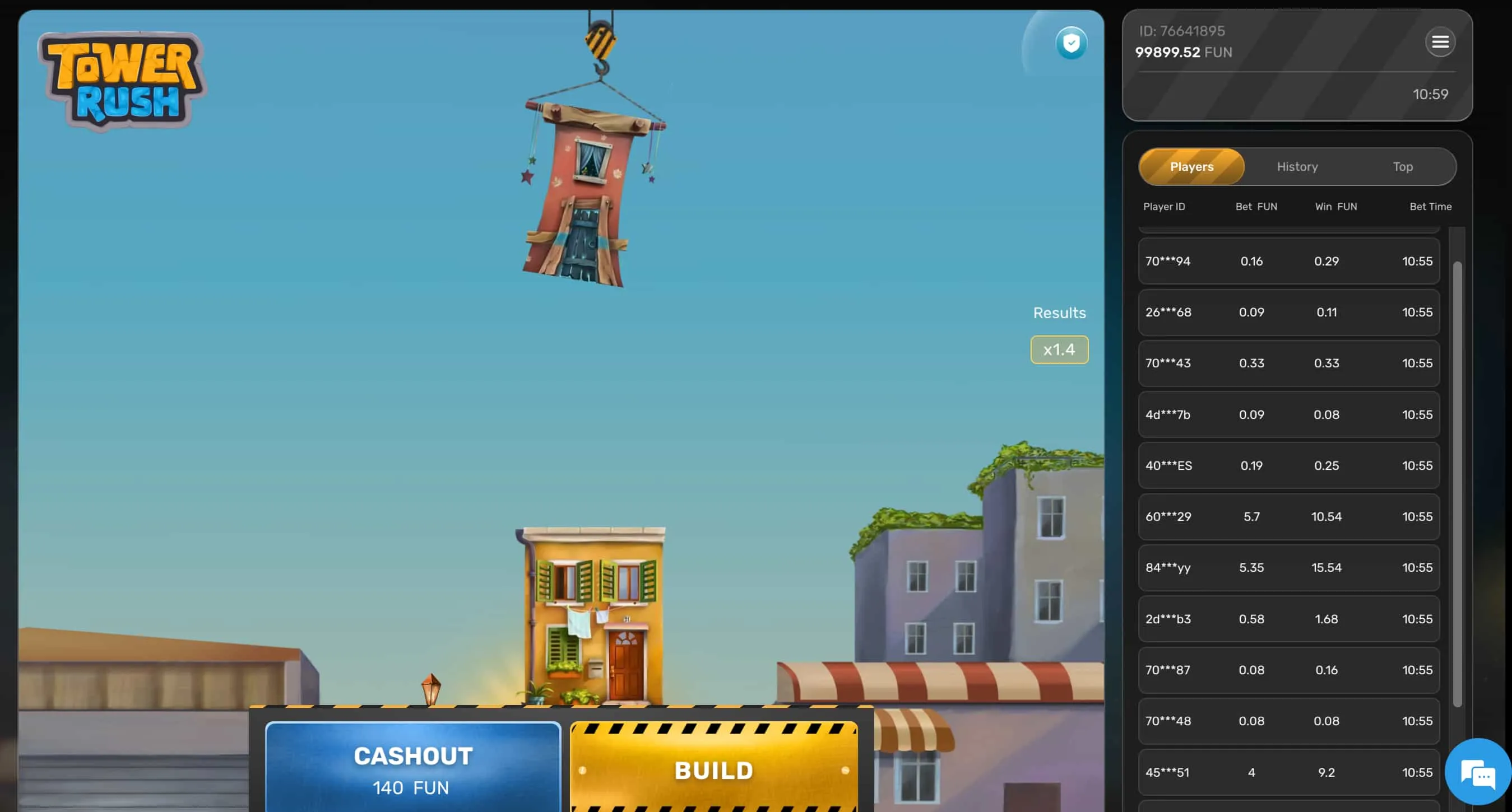 Jugar Tower Rush con Apuestas Reales